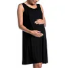 Maternity Dresses Maternity Dress for Women 2023 Summer Casual Short Sleeve Breastfeeding Pregnancy Clothes HKD230808