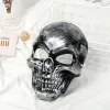 Halloween Adults Skull Mask Plastic Ghost Horror Mask Gold Silver Skull Face Masks Unisex Halloween Masquerade Party Masks Prop FY3786