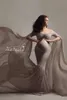 Maternity Dresses Sexy Shoulderless Maternity Photography Props Long Dress For Pregnant Women Fancy Pregnancy Dress Elegence Maxi Gown Photo Shoot HKD230808