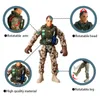 Figure militari Esercito Uomini Forze speciali Soldati Vigile del fuoco Ingegnere Action Figures Playset Arma militare Modle Giocattoli per bambini Regali di Natale 230808