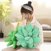 Plush Dolls 2545cm Lifelike Succulent Plants Plush Stuffed Toys Soft Doll Creative Potted Flowers Pillow Chair Cushion for Girls Kids Gift 230807