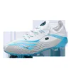 2023 Nya kvinnors herrfotbollskor Pink Blue GP; D TF AG Fotbollsskor Youth Training Shoes Sports Sneakers