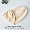 Szerokie brzegowe czapki wiadro ciesz się ciepłą zimą kobiety miękki angora wełniany czapka czapka grube podwójnie wyłożone rosyjskie marka Studal Skull Failies 230807