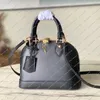 Ladies Designer -Taschen Muschel Hohlausbag Handtasche Tasche Umhängetaschen Crossbody Messenger Bag Top Spiegel Qualität M22878 Geldbörse