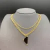 Womens Luxury Designer Necklace Mens Gold Chain Street Fashion Jewelry Black White Triangle P Pendant Necklace Stylish Party Hip Hop Punk