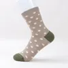 Women Socks DONG AI Fashion Female Dot Pattern Funky Ladies Casual Cute Kawaii Harajuku Korean Style Short Happy Sock