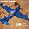 Electric/RC Car WW2 военная Германия JU-88 Bombering Blocks Blocks US FU4 Прикрепление самолета вертолетного оружия Модель кирпича игрушки для мальчика подарок 230807