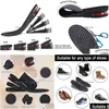 Shoe Parts Accessories Height Increase Insoles Air Shoes Cushion Lifts Inserts Men Women 3 9Cm Variable Insole Adjustable Cut Foot Pad 2206