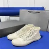 balencig balencias Best-quality Designer Paris Men Canvas Shoes Women Paris Blue Destruct Denim Rubber Mules Wear Vintage Shoes Size35-44