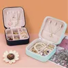 Sieraden Dozen Draagbare Doos Snoep Kleur Display Reizen Organizer Ring Ketting Oorbellen Mini Rits 230808