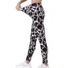 Women's Leggings VISNXGI Sexy Clothes For Women Leopard Print Push Up Workout Elastic Fitness Pants High Waist Snake Pattern XXL Bottom