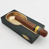 Cigar Ashtray Solid Wood Creative Personality Large Smoke Trough Household European Ashtray Cigar Accessories HKD230808