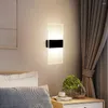 Wandleuchte LED batteriebetriebene Wandleuchte USB wiederaufladbare moderne kabellose Lichter Acryl mit Schalter für Flur-Nachttisch