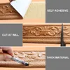 Wall Stickers 10MetersRoll 3D DIY Sticker Skirting Border Self Adhesive Waterproof Baseboard Wallpaper For Living Room Home Decoration 230808