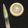 Nail Glitter 109 burkar holografisk pulver net2g Chrome Laser Mirror # Art Pigment Rub Dust Flakes Manicure Decorations 230808