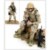 Figure militari 12''Navy Seals Soldati militari americani Forze speciali Army Man Action Figures Play Set-Digital Desert Camouflage 230808