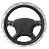 Steering Wheel Covers Snow Camouflage Car Cover 38cm Anti-slip Military Auto Protector Car-styling Interior Accessories