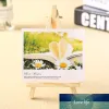 10st/set Top Wood Mini Easel Stands Table Card Stand Holder Small Picture Display Stand for Home Party Wedding Decoration