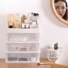 Storage Baskets Makeup Organizer Jewelry Container Make Up Case Brush Holder Cosmetic Box Jewellery Drawers 230807