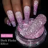 Nail Glitter Reflective Flash Powder Temperature ColorChange UV Gel Polish Chrome Pigment Dust Decorations 230808