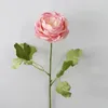 Fleurs décoratives fausses pour la décoration décoration de la maison vraie touche artificielle Rose pivoine salon