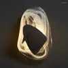 Wandlamp Postmodern Licht Luxe Glas Woonkamer Slaapkamer Bbed Armatuur Ontwerper Creatieve Achtergrond Gangpad Trap Thuis