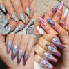 Nail Glitter 1 Doos Poeder Zilver Zwart Chroom Spiegel Effect Stralende Pigment Stof Manicure Decoratio 230808