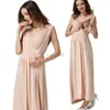 Moderskapsklänningar Party Moderskapsklänningar ärmlös ammande klänning mjuka omvårdnadskläder för gravida kvinnor Europa storlek HKD230808
