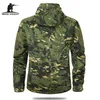 メンズジャケットMege Military Camouflage Fleece Tactical Jacket Men Waterproof SoftShell Windbreaker Winter Army Hooded Coat Hunt Closes230808