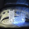 Bedroom INS Wind Rose Crystal Table Light Small Night Light Restaurant Atmosphere Pat Light Diamond Light HKD230808