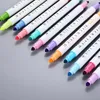 Marker, 12 Stück, Textmarker, Pastellmarker, fluoreszierender Stift, Aquarell, Textmarker, Zeichnen, Malen, Kunst, Schreibwaren, 04428 230807