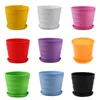 Planters Pots Warna-warni Mini Pot Bunga Plastik Imitasi Taman Succulent Pot Tanaman Nordic Rumah