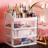 Storage Baskets Makeup Organizer Jewelry Container Make Up Case Brush Holder Cosmetic Box Jewellery Drawers 230807