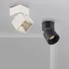 Ceiling Lights Creative Led Surface Mounted Spotlight Anti-glare Adjustable Angle Home Background Wall Square Aisle Small Downlight