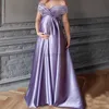 Maternity Dresses New Velvet Silk Maternity High-Quality Pregnant Women Loose Photography Shooting Clothing Sexy V-Neck Low-Cut Long Skirt Dress HKD230808