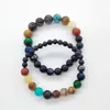 New Universe Galaxy Eight Planets Bracelet Blue San Starry Sky Solar System Planets Bracelet Fashion