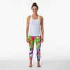 Pantalons actifs carrés # 17 leggings femme sportive Push Up Yoga Wear Gym Clothing
