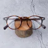 Güneş Gözlüğü Çerçeveleri Peck Şeffaf Yuvarlak Glasse Vintage Asetat Gözlük Reçetesi Erkek Miyopya Glassesov5186 230807