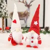 Decorações de Natal Gnomo de Natal Boneca Sem Rosto Para Casa 2023 Enfeite de Natal Natal Casa Navidad Ornamento Presentes