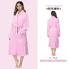 Vêtements de nuit pour femmes automne hiver 2023 Robe en flanelle Sexy épaissi peignoir corail polaire thermique vêtements de nuit en peluche longue chemise de nuit Kimono