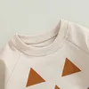 Camisetas FOCUSNORM 0 4Y Halloween Infant Baby Girls Boys T Shirts Manga Comprida Pumpkin Print Pullover Sweatshirt Autumn Tops 230808