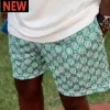 Mesh shorts man män kort designer överdimensionerad hip-hop mönstrad fempunkt shorts sommaren springa gym sport snabb torr andas strandbyxor med tshirts gata