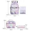 Школьные сумки школьные сумки для девочек -подростков 3 ПК/установка водонепроницаемой детской школы рюкзак рюкзак с карандаш