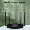 Routers 4G LTE WIFI Router 300Ms 3LAN VPN CPE Wireless Modem 5g Mifi Sim Card With 4 Antenna Portable Network For 32 Wifi Users 230808