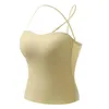 Canotte Canotte Lingerie con controllo dello stomaco Canotta da donna Reggiseno con mensola Canotte Cinturino regolabile per spaghetti Sudore per tavola da allenamento in vita