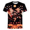 T-shirts pour hommes Toilette liée Hanako Kun T-shirts Anime Manga Impression 3D Streetwear Femmes Hommes Mode Chemise surdimensionnée Harajuku Enfants T-shirts Tops