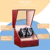 Watch Winders FRUCASE dubbele watchwinder voor automatische horloges Watch Box USB opladen 20 met batterijoptie 230807