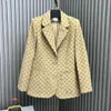 Kvinnors designer Blazers kläder med fulla brev Spring New Releated Tops E72