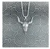Pendant Necklaces Items Mens Cow Bull Head Skull Stainless Steel Necklace Chain Jewelry Accessories