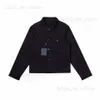 Kvinnors västar Kvinnor Jackor Designer Jacket Jeans Coat med bokstäver tryckt för Lady Slim Coat Blue och Black Coats T230808